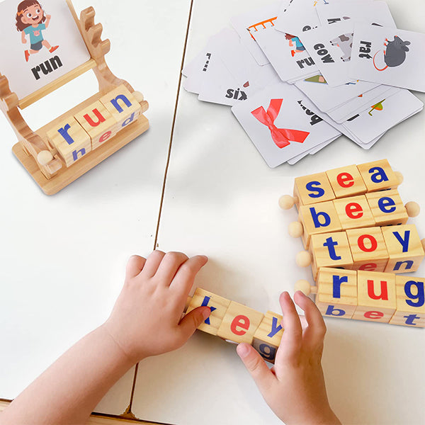 Blocs de lecture en bois