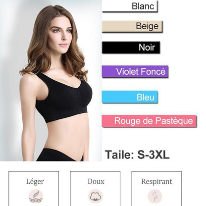 Soutien-Gorge de Sport Confortable Respirant-3 Pièces