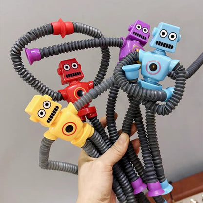 Robot ventouse tube télescopique