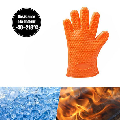 Gants En Silicone Avec Résistance À La Chaleur