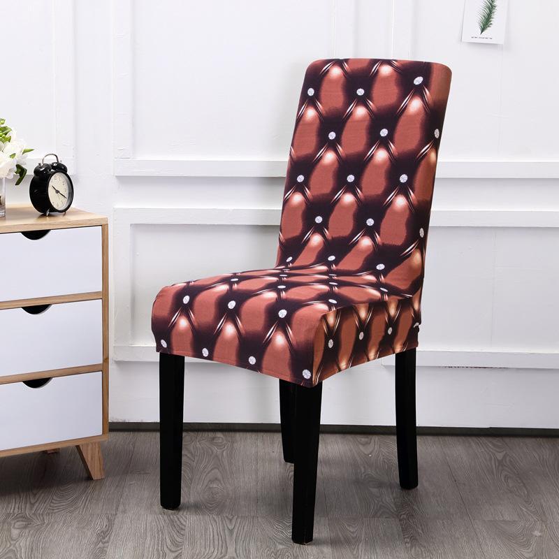 Housse de chaise multicolore en spandex
