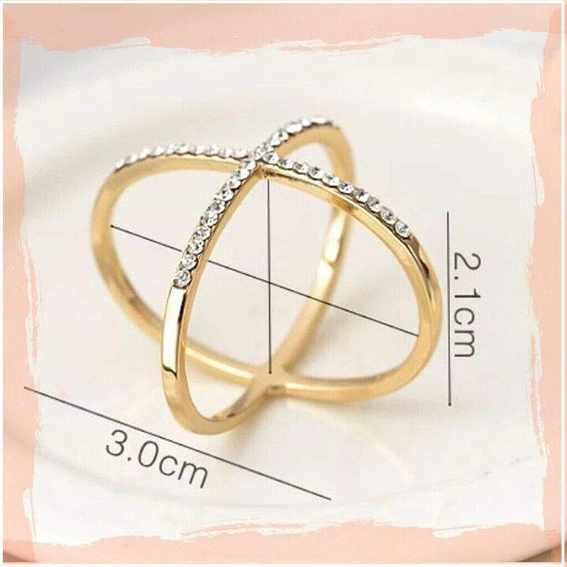 Anneau de Boucle D'écharpe Strass Incrusté
