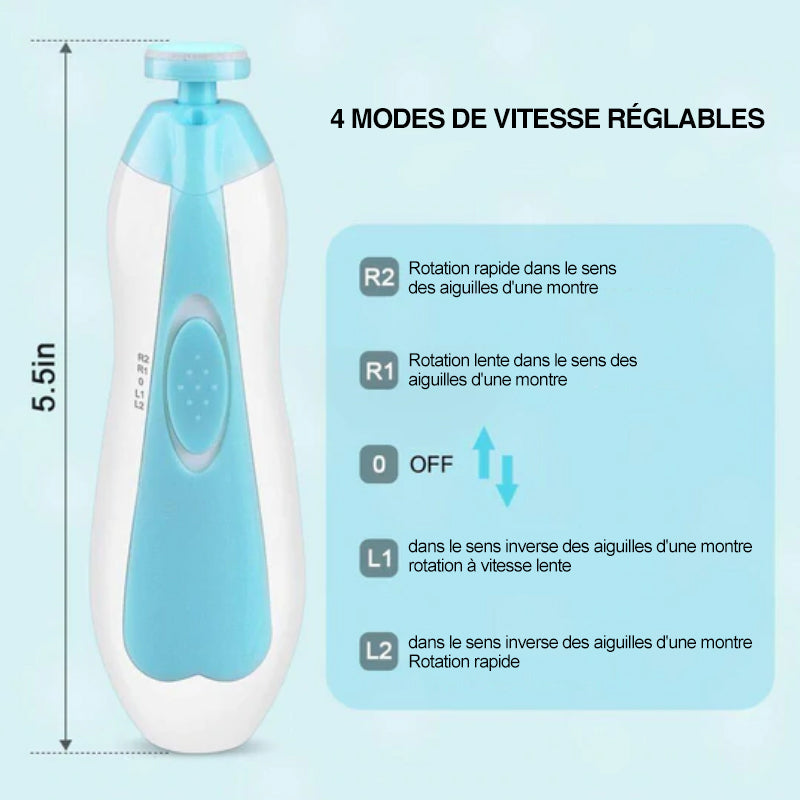 Ensemble de coupe-ongles pour bébé de qualité supérieure