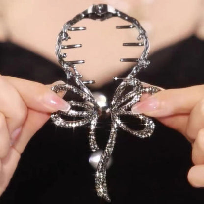 🎅Épingle à cheveux Bow Light Luxury Premium Feeling🎀