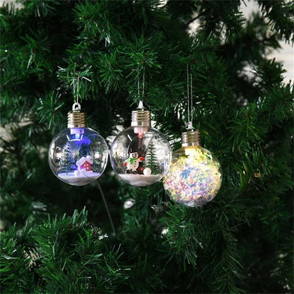 Boules lumineuses pour décoration de sapin de Noël