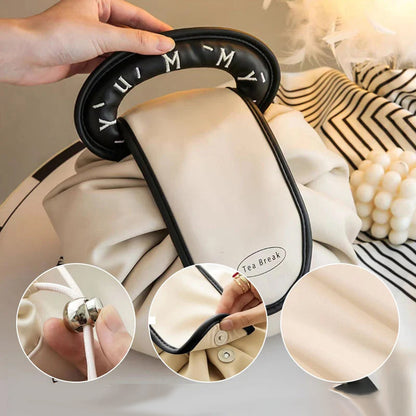 Sac à main avec cordon de serrage pour le maquillage