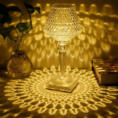 Lampe de table en cristal