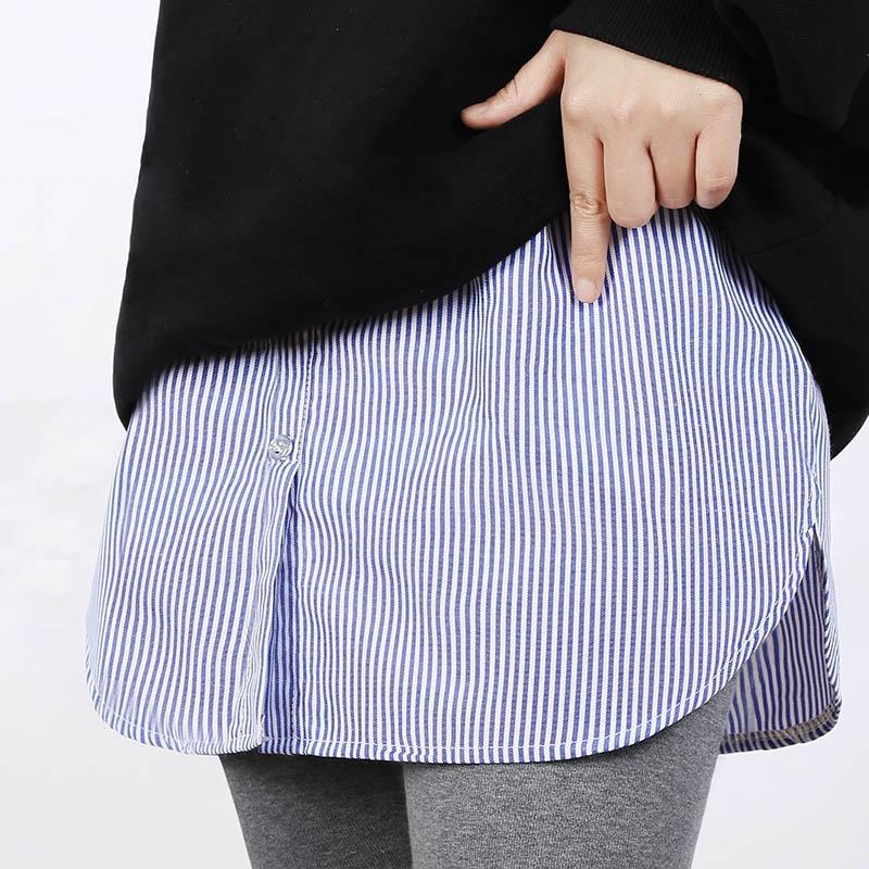 Nouvelle jupe taille haute - extension chemise