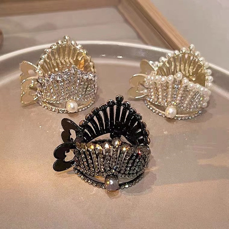 Clip de saisie de strass de couronne