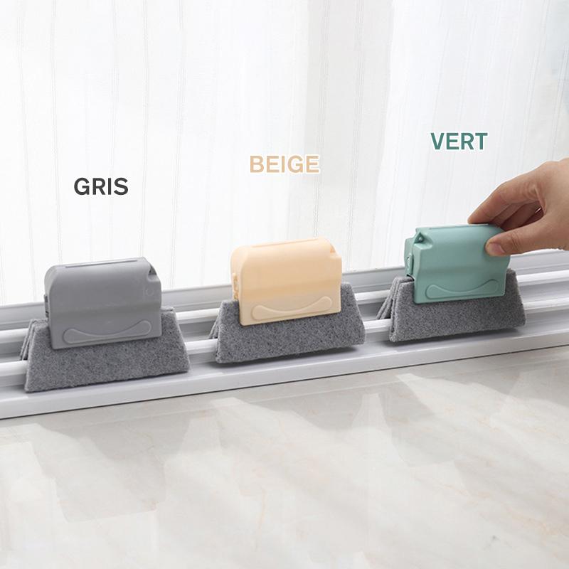 😍Brosse de Nettoyage Magique pour Rainures de Fenêtre et de Porte