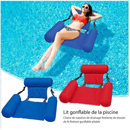 Lit gonflable de la piscine