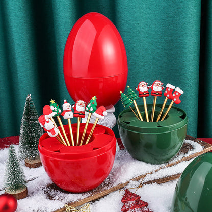 Set de cuillères pour poupées de Noël