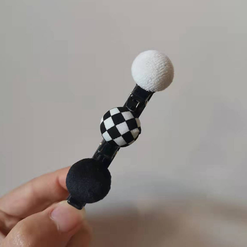 Pince à Tête de Bec de Canard en Boule de Cheveux