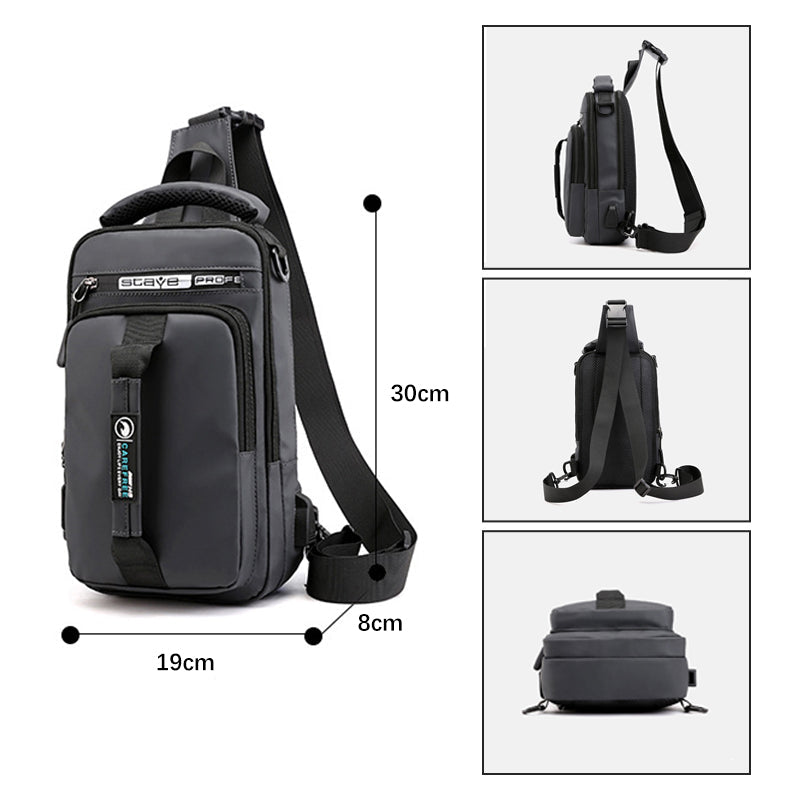Sac à bandoulière étanche pour homme