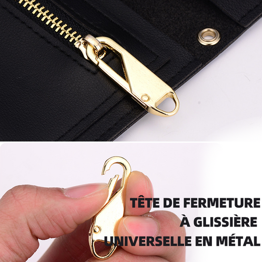 🔥Tirette de Fermeture à Glissière Universelle en Métal