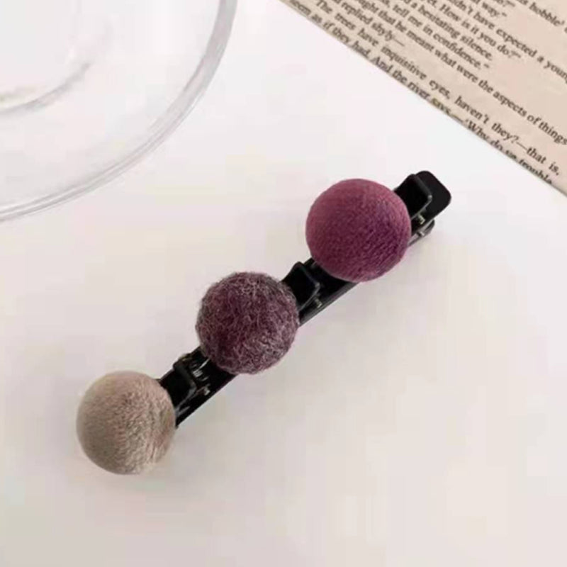 Pince à Tête de Bec de Canard en Boule de Cheveux
