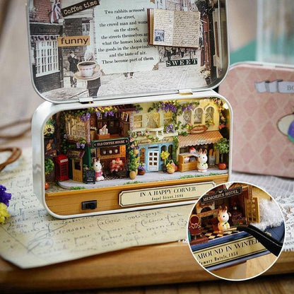 🔥Maison de poupée miniature 3D avec des jouets de bricolage légers