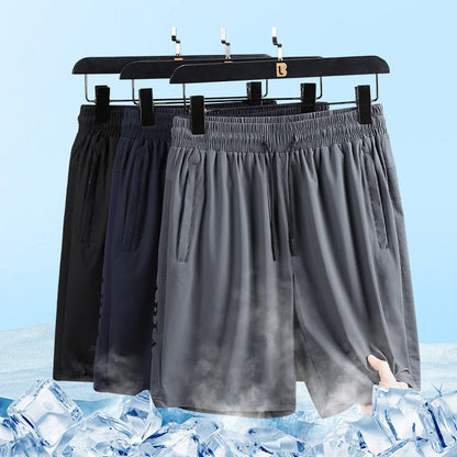 Short homme en soie glacée