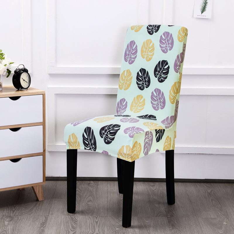Housse de chaise multicolore en spandex
