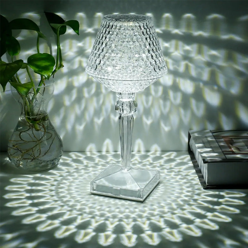 Lampe de table en cristal