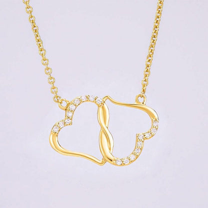 Collier Boucle Coeur Saint Valentin