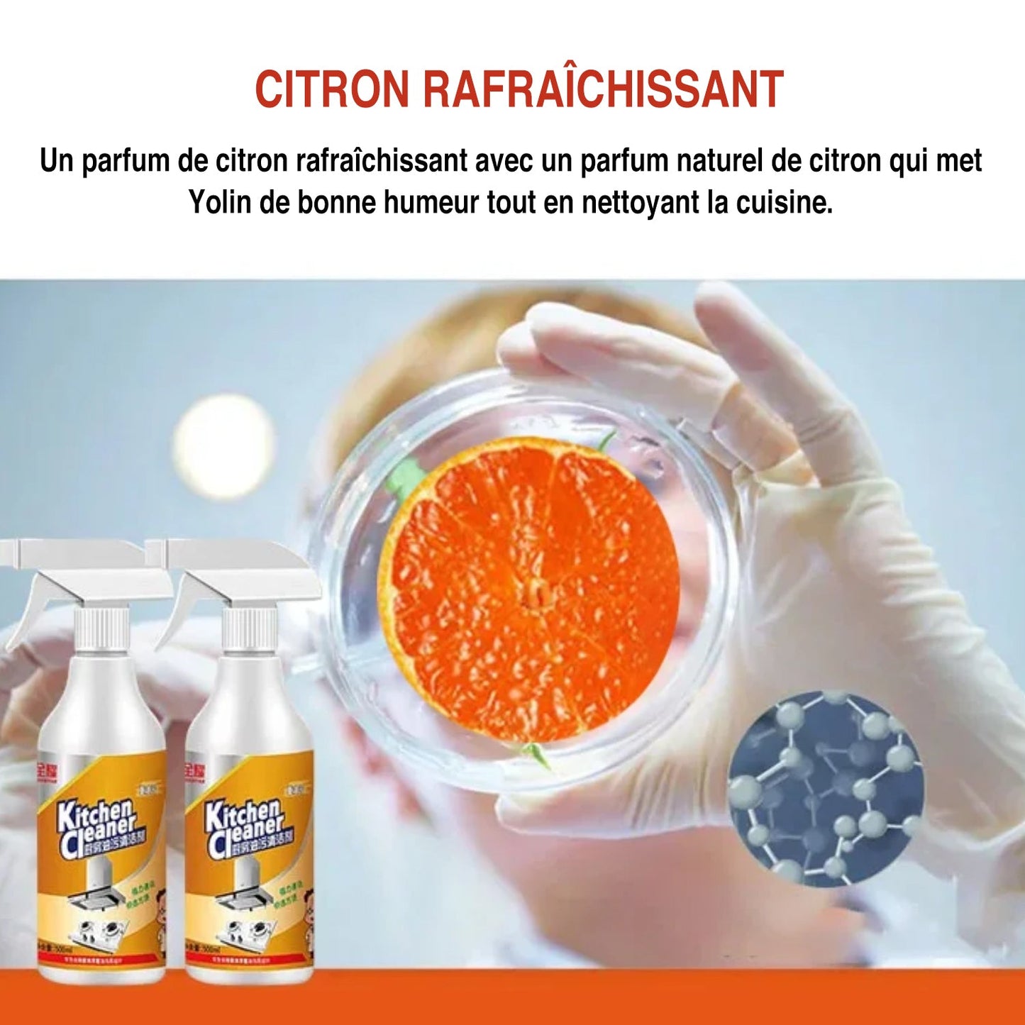 Nettoyant mousse de cuisine