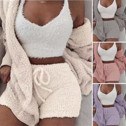 Ensemble en tricot douillet (3 pièces)
