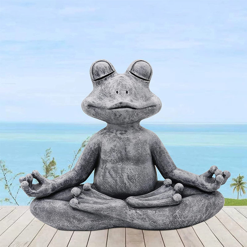 Ornement En Résine De Méditation Animale