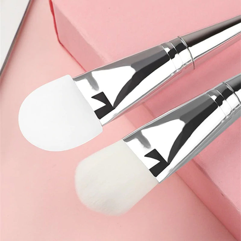 Outils de beauté : Récipient de distribution et pinceau pour masque