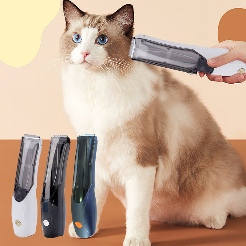 Tondeuse pour poils d'animaux avec aspiration