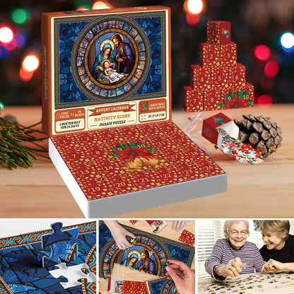 Puzzle 1000 pièces - Scène de la Nativité