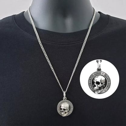 Pendentif tête de mort Memento Mori