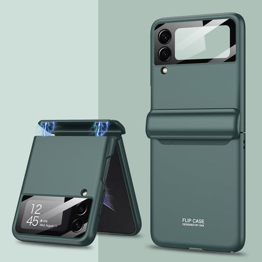Coque magnétique tout compris luxueuse pour Samsung Galaxy Z Flip 3