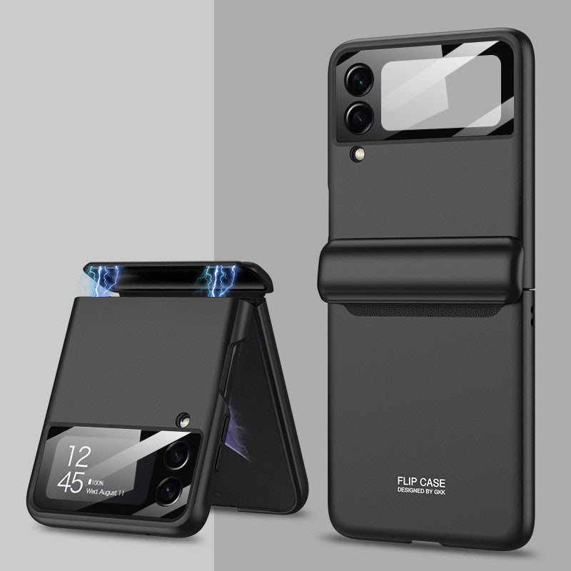 Coque magnétique tout compris luxueuse pour Samsung Galaxy Z Flip 3