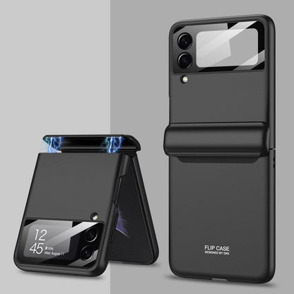 Coque magnétique tout compris luxueuse pour Samsung Galaxy Z Flip 3