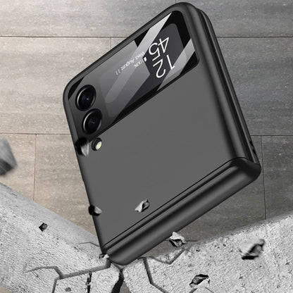 Coque magnétique tout compris luxueuse pour Samsung Galaxy Z Flip 3