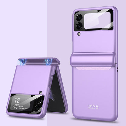 Coque magnétique tout compris luxueuse pour Samsung Galaxy Z Flip 3