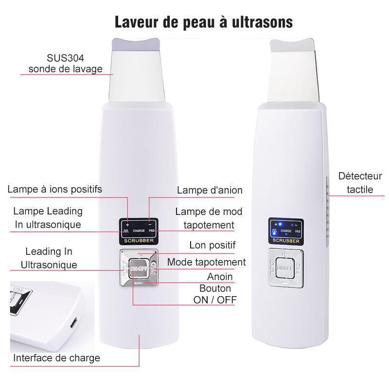 Épurateur du Visage à Vibration Ultrasonique