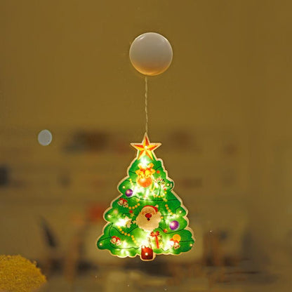 VENTE DE NOËL🎄Lumières Décoratives de Ventouse de Fenêtre de Noël