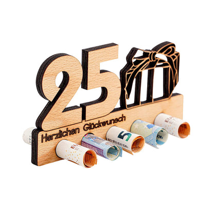 Cadeau d'anniversaire Porte-monnaie en Bois
