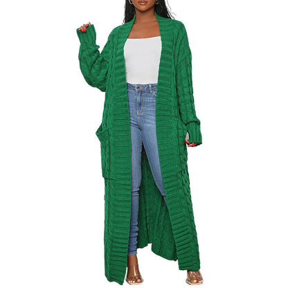 Veste de Pull Longue Torsion