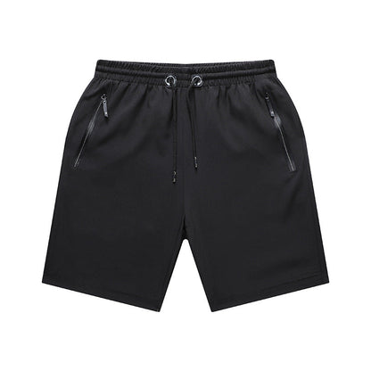 Short extensible en soie glacée grande taille pour hommes