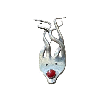 Décoration amusante de fourche et de renne