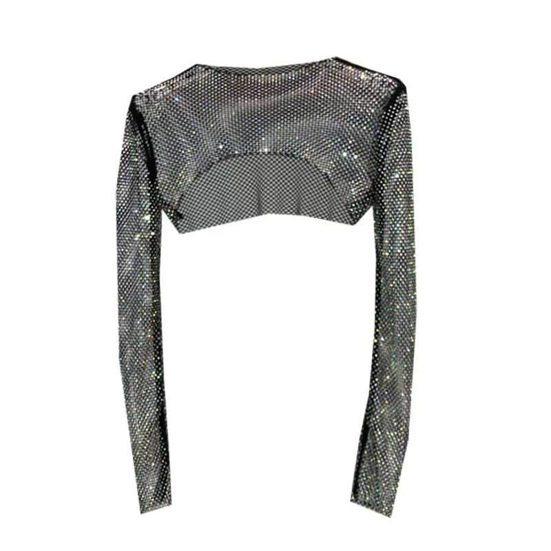 Haut de Cape de Protection Solaire en Diamant Maillé