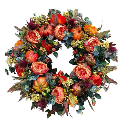 Couronne Décorative Citrouille