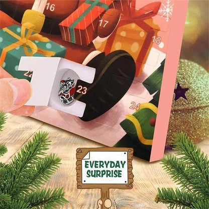 🎁Calendrier De Compte à Rebours 24 jours Bricolage Perlé Boîte Aveugle Cadeau De Noël Bracelet