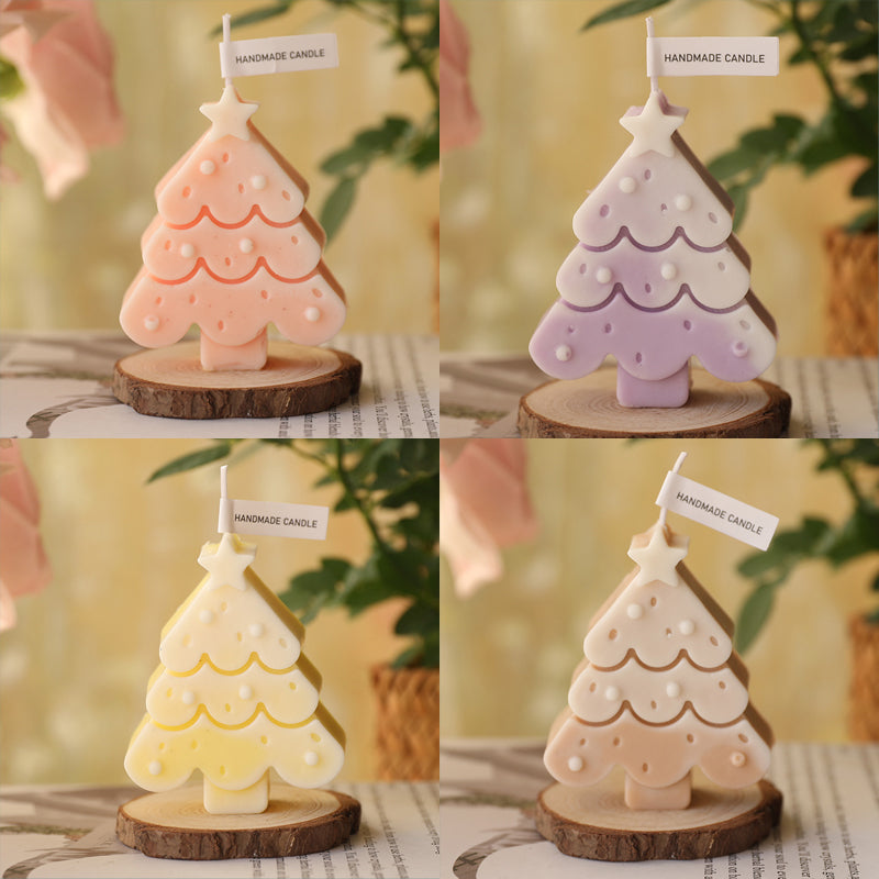 Bougies parfumées sapin de Noël