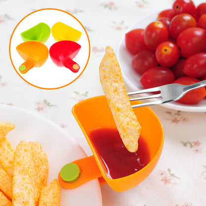 Support d'assiette pour bol à pince à trempette
