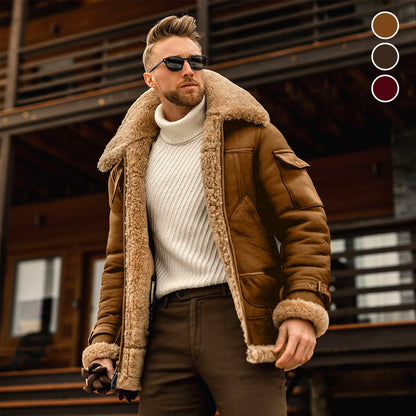 Veste mi-longue épaisse homme