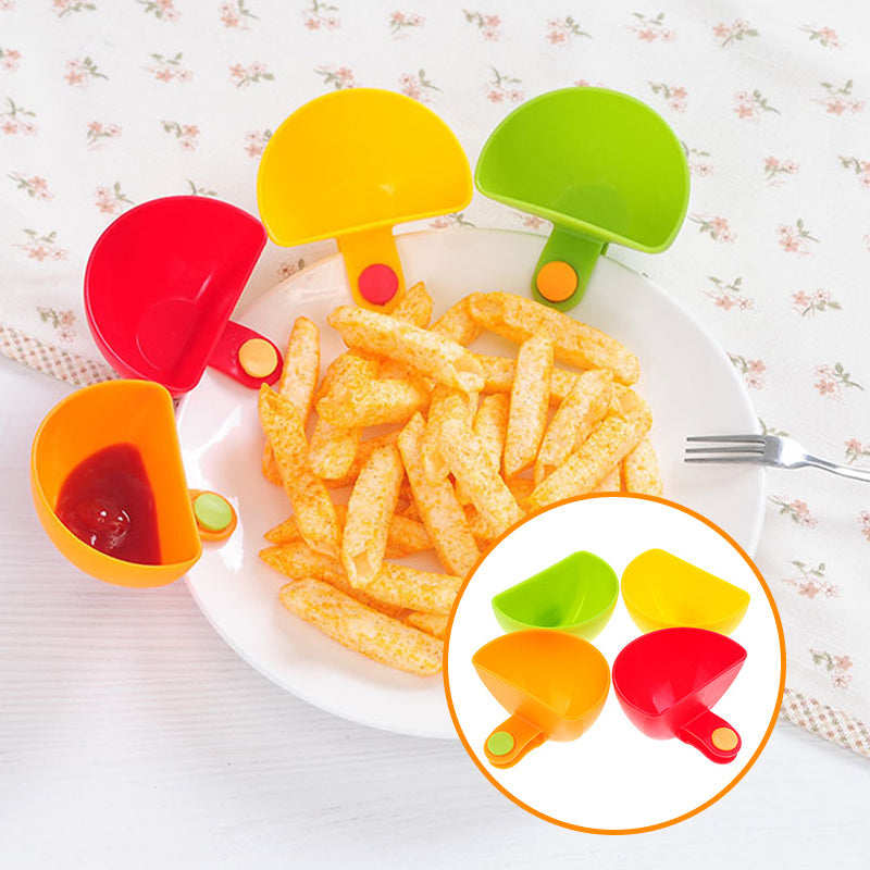 Support d'assiette pour bol à pince à trempette